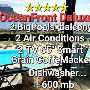 Apartment Oceanfront Deluxe 3 Cura-tauro-amadores, 2 Airconditioners, 2tv-65 Smart